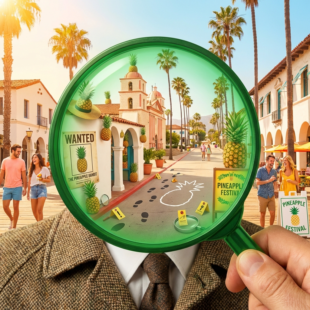 Pineapple Detective Scene